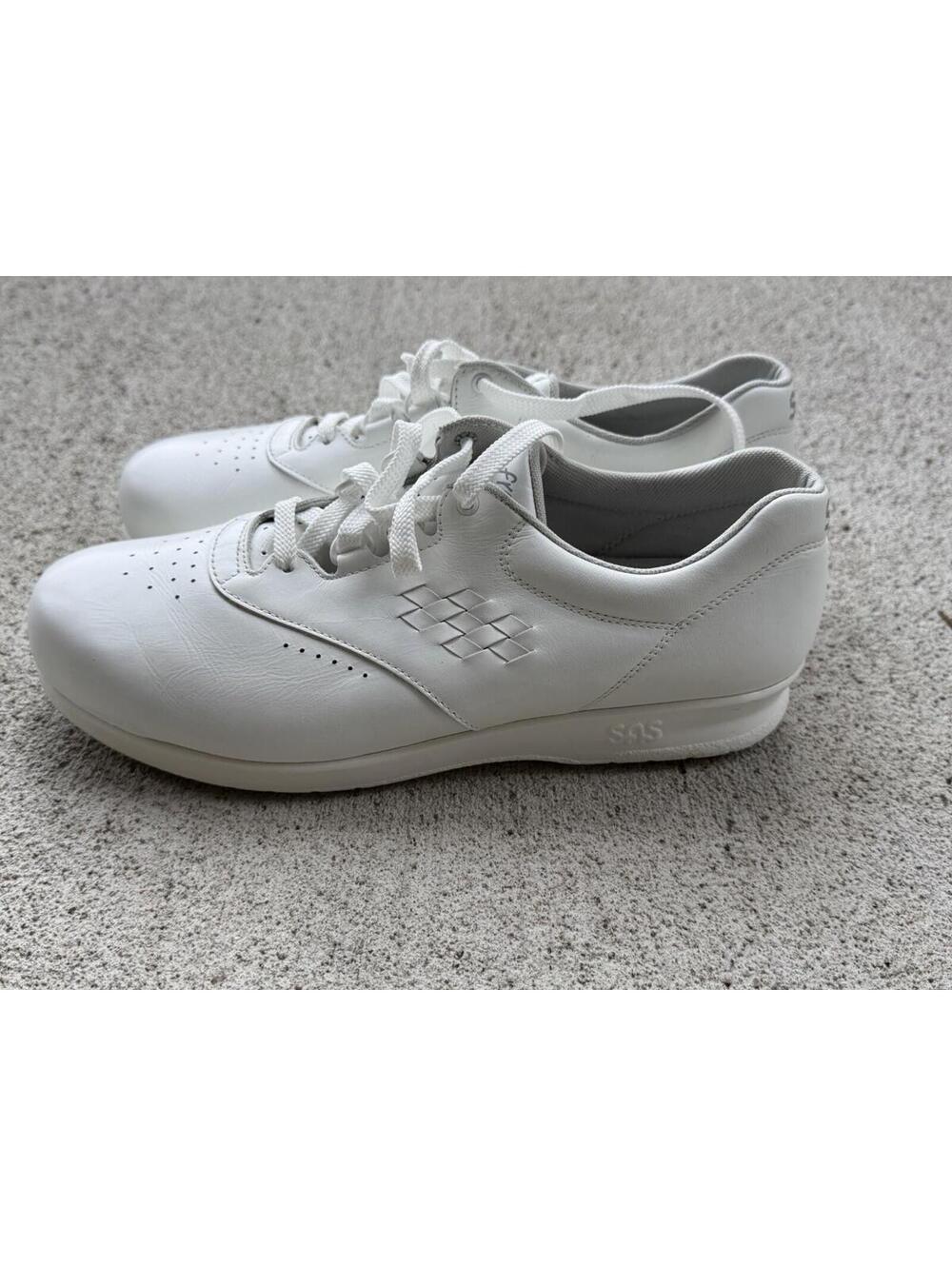 SAS Free Time Tripad Comfort White‎ Leather Shoes Women’s Size 10